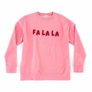 Shiraleah Pink 'Fa La La' Sweatshirt